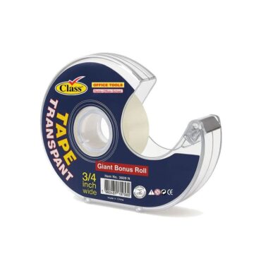Class Clear Adhesive Tape with Dispenser