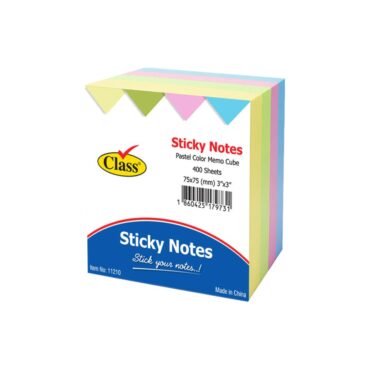 Class Pastel Sticky Notes - 400 Sheets
