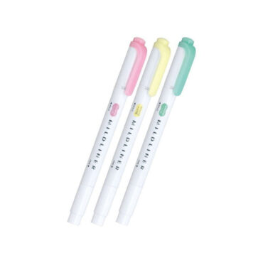Zebra Mildliner Glow-In-The-Dark Color Pens - 3 Colors