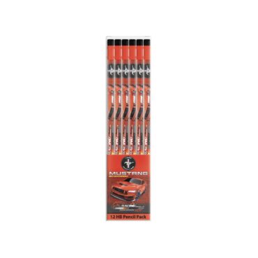 School HB Pencils with Eraser Pack | Mustang - 12 Pencils