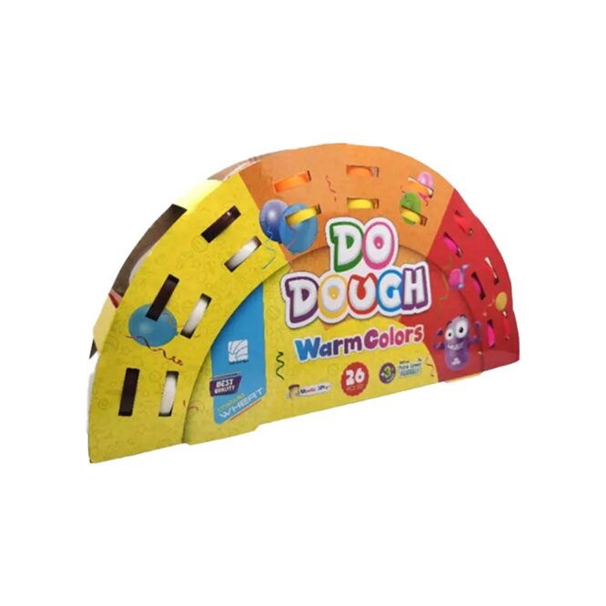 Do Dough Clay Cup Set 26 Pieces Warm Colors