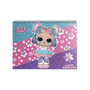 Kids Spiral Sketchbook | Lol Surprise - 15 Sheets
