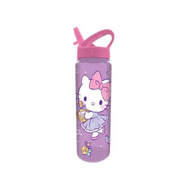Plastic Water Spout Bottle 700ml - Hello Kitty