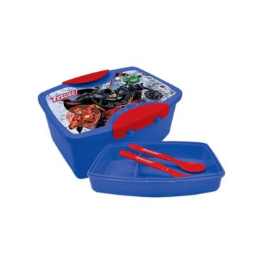 Kids Lunch Box with Fork & Spoon - Justice League