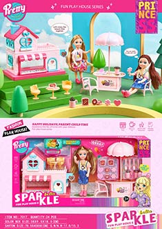 Pretty Sparkly Bella Fun Play House (3Yrs+)