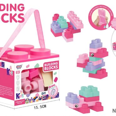 Kids Building Blocks | Glow & Learning (3Yrs+) Pink