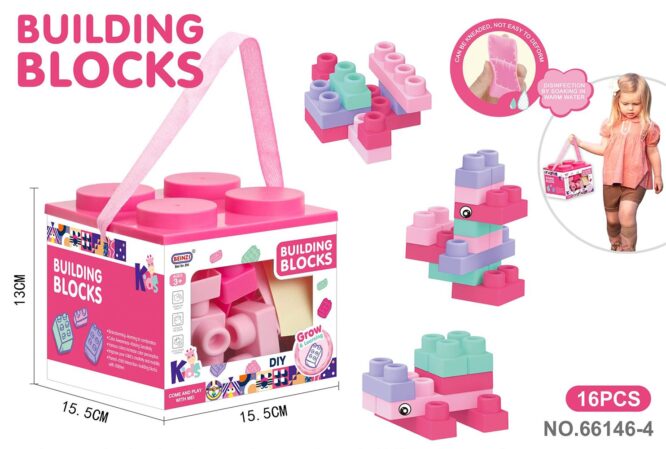 Kids Building Blocks | Glow & Learning (3Yrs+) Pink