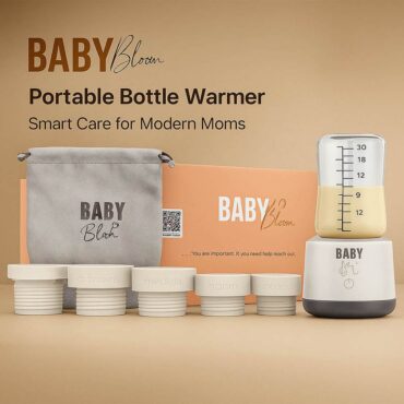 Baby Bloom Portable Bottle Warmer with Free 5 Adapters