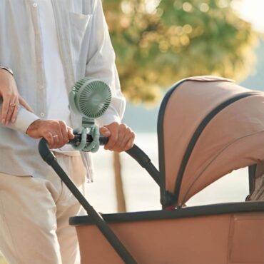 Momcozy Stroller Fan – Green Momcozy Stroller Fan - Green