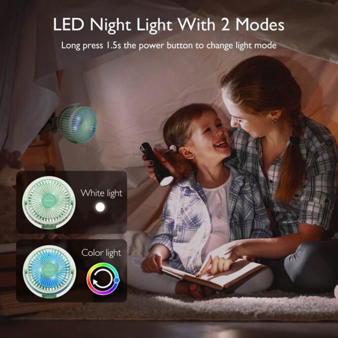 Momcozy Stroller Fan - Green