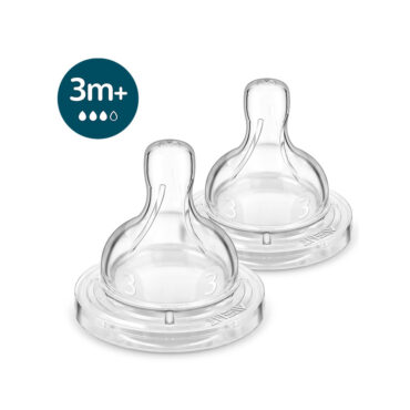 Philips Avent Anti-Colic Flow 3 Teats (3m+) 2 Pcs