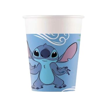 Procos Stitch & Angel Paper Cups 200ml - 8 Pcs