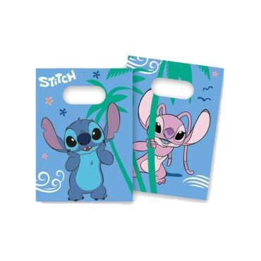 Procos Stitch Paper Party Bags 16x22cm - 4Pcs