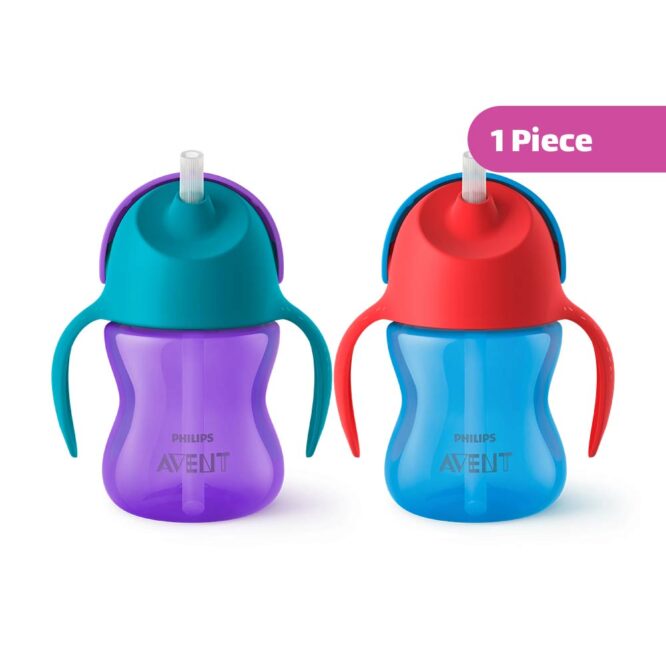 Philips Avent Bendy Straw Cup (9m+) 200ml | Mix Color - 1 Piece