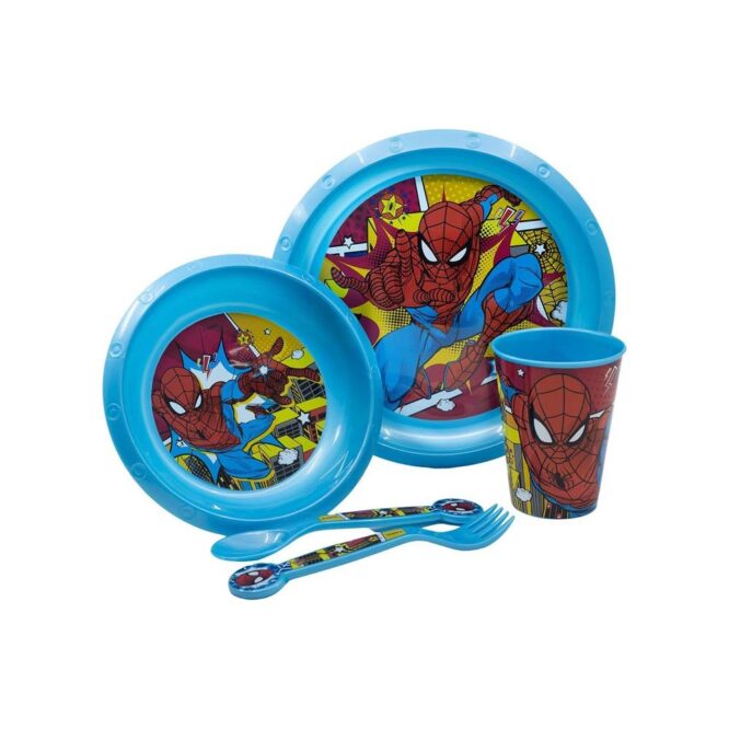 Stor Dinnerware Set Spiderman 5Pcs