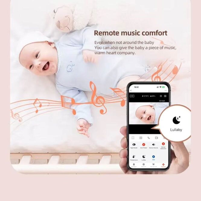 Tuya Wifi Baby Monitor | Mix Color - 1 Piece