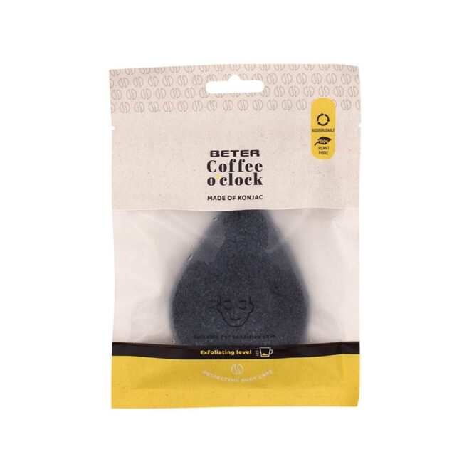 Beter Konjac Cleansin Facial Sponge Coffee O'Clock