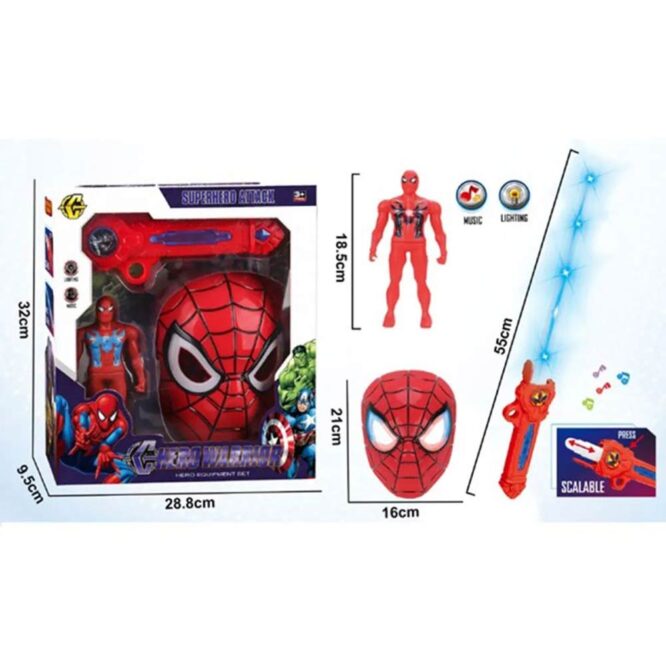 Hero Warrior Toy Set Superhero Attack - Spider-Man