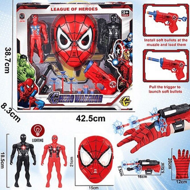 Hero Warrior Toy Set League of Heroes - Spider-Man