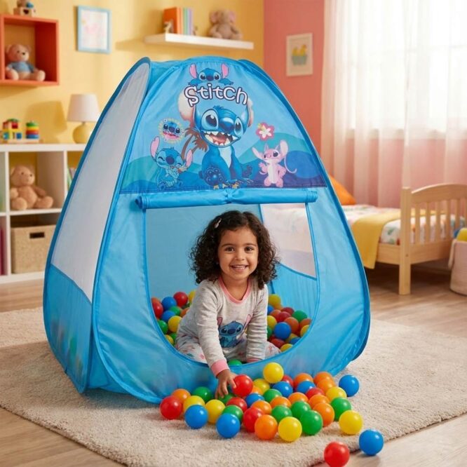Kids Play Tent with 50 Balls - Stitch