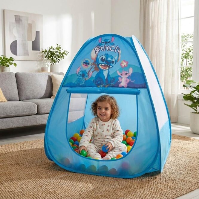 Kids Play Tent with 50 Balls - Stitch