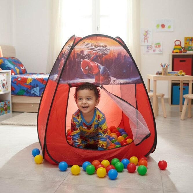 Kids Play Tent with 50 Balls - Spider-Man