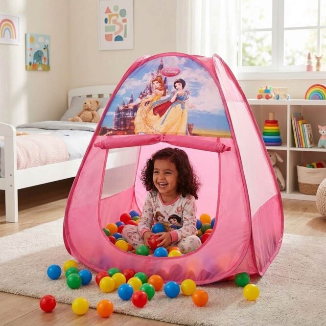 Kids Play Tent with 50 Balls - Princess