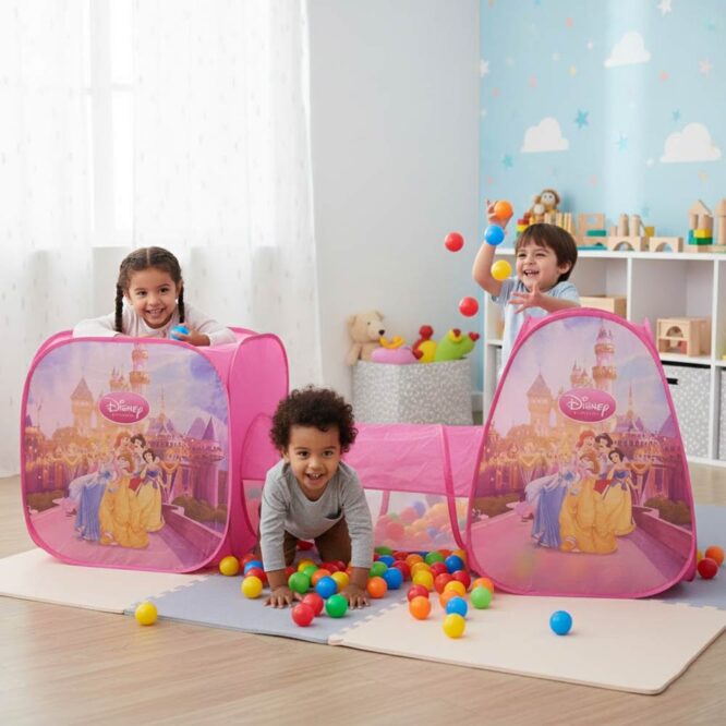 Play Tunnel Tent with 100 Balls - Princess