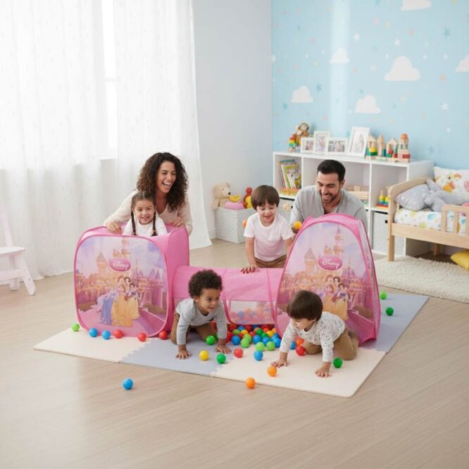 Play Tunnel Tent with 100 Balls - Princess