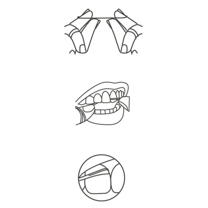 Beter Dental Floss Activated Charcoal 50m