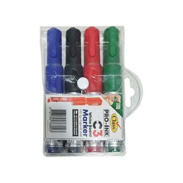 Class Pro-Ink C3 Whiteboard Marker - 4 Colors