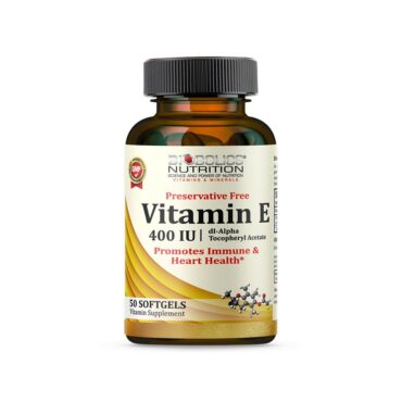 Biobolics Vitamin E 400 IU 50 Softgels