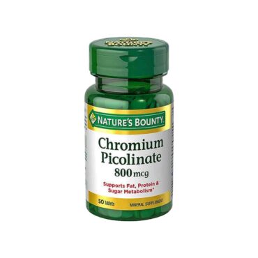 Natures Bounty Chromium 800mcg 50 Tablets
