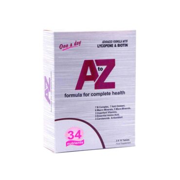A to Z Multivitamin (for Complete Health) 30 Tablets