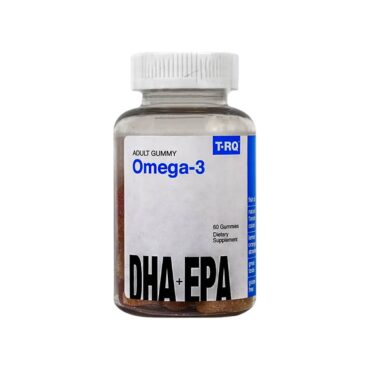 T-RQ Omega-3 DHA+EPA (for Brain + Heart Health) 60 Gummies
