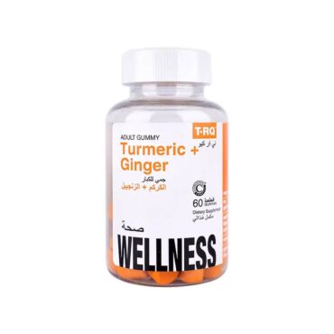 T-RQ Turmeric+ Ginger (for Wellness) 60 Gummies