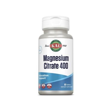 Kal Magnesium Citrate 400 (for Relaxation Support) 60 Tablets