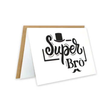 Far Designs Large Card - Super Bro