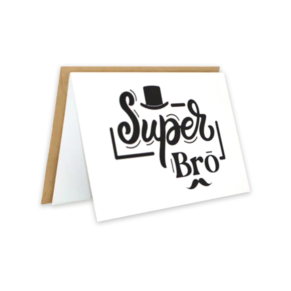 Far Designs Large Card - Super Bro