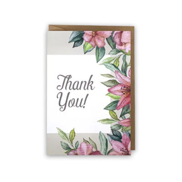 Far Designs Large Card - Thank You!