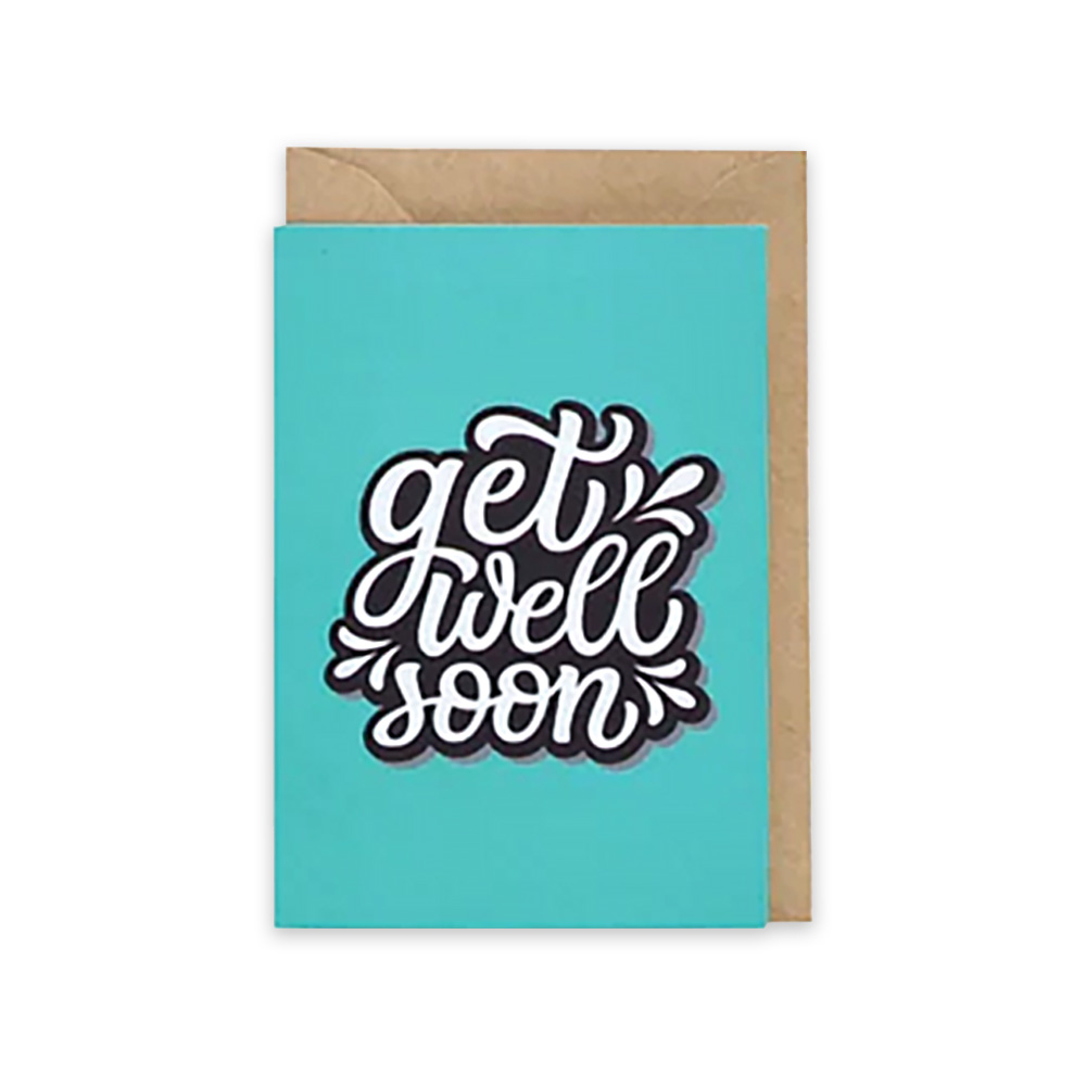 Far Designs Mini Card - Get Well Soon
