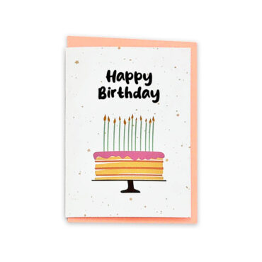 Far Designs Mini Card - Happy Birthday (Cake)