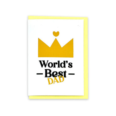 Far Designs Mini Card - World's Best Dad