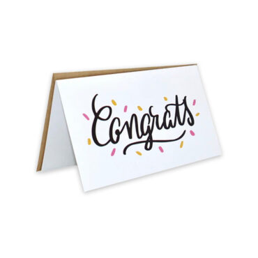 Far Designs Small Card - Congrats