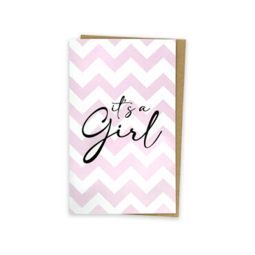 Far Designs Small Card - It's A Girl