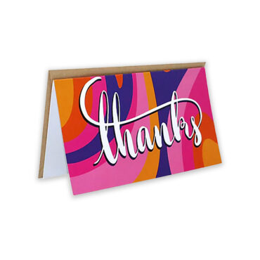 Far Designs Small Card - Thanks