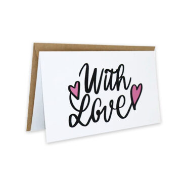 Far Designs Small Card - With Love