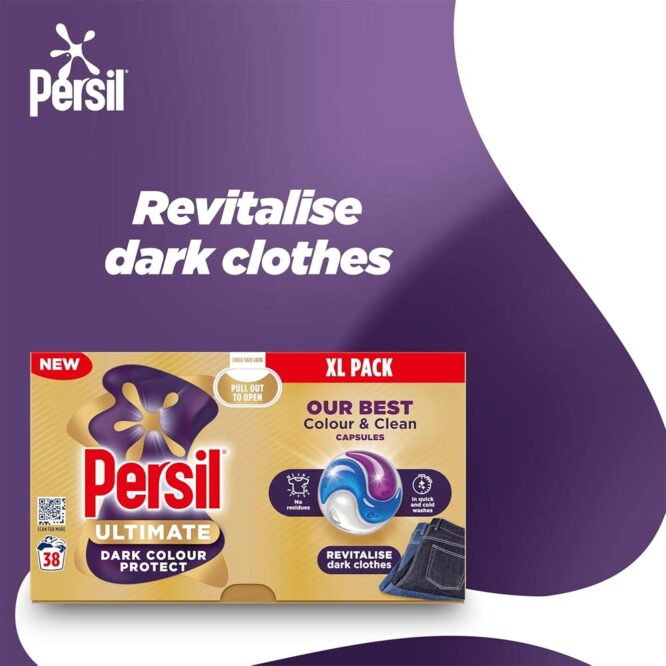 Persil Ultimate Dark Colour Protect Detergent Capsule - 38 Washes