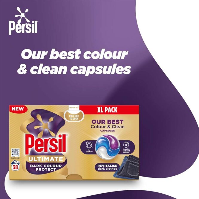 Persil Ultimate Dark Colour Protect Detergent Capsule - 38 Washes