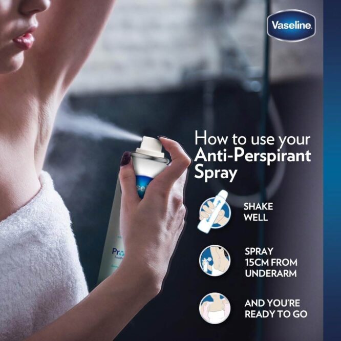 Vaseline Active Fresh 48h Anti-Perspirant Deodorant Spray 250ml